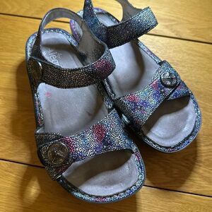 Algeria Vienna metallic sandals leather 39 (9)